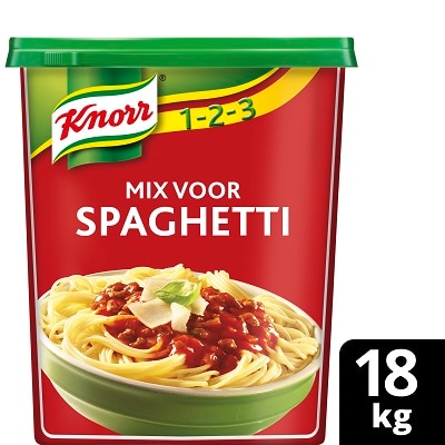 Knorr 1-2-3 Mix voor spaghetti Droog 1.36 kg - 